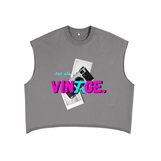 Not Old, VINTAGE | French Terry Boxy Tank Top